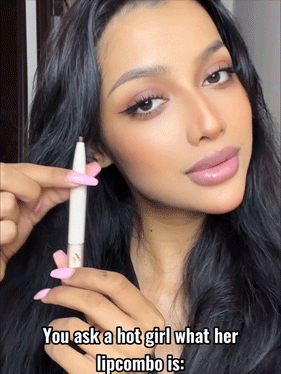 Glam 101 Lipstick & Liner Duo-Deep Caramel 2-In-1 Matte Dual-Ended Lip Liner Lipstick Pencil Highly Pigmented Long Lasting Smooth Easy To Wear Lip Makeup Pink Brown Lip Liner Brand Beauty Makeup Face Paint Cosmetic For Women Girls Perfect For Fall