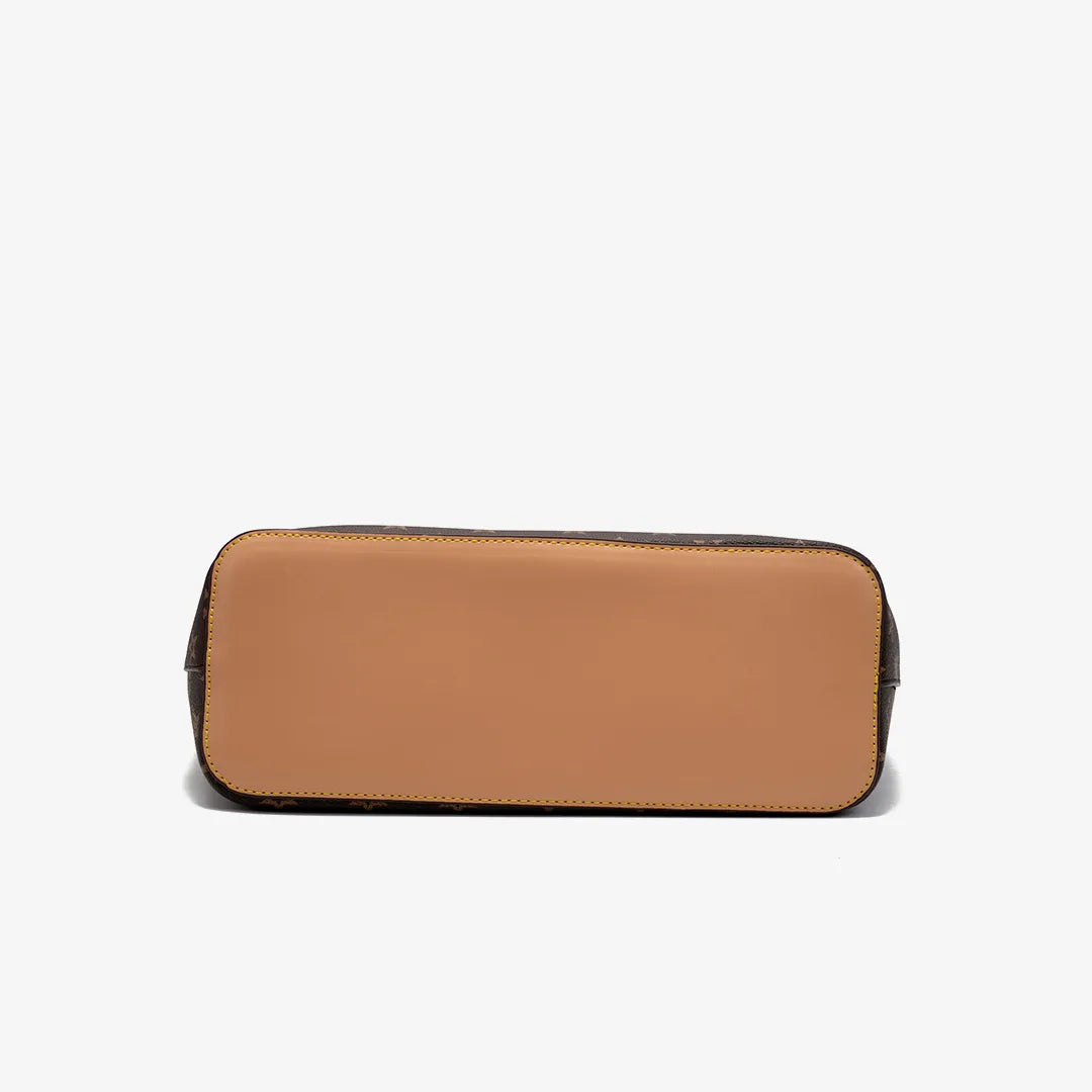 Free Shipping Light Luxury Retro Tote Bag Classic Printed Versatile Large Capacity Shoulder Bag