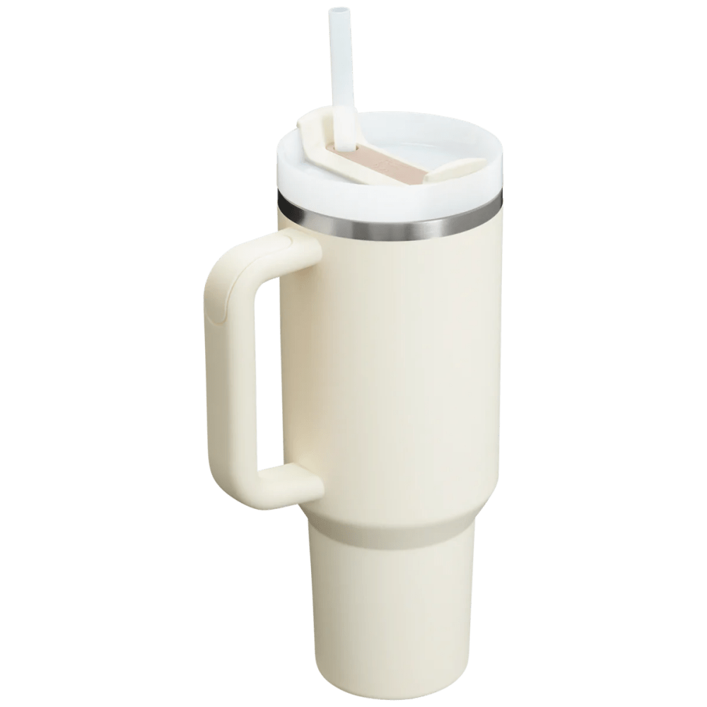 40 Oz H2.0 Tumbler With Handle, Double Walled Vacuum Insulated Stainless Steel Water Bottle Premium Summer Drinkware Portable  Travel Mug Iced Coffee Cup For Outdoor
