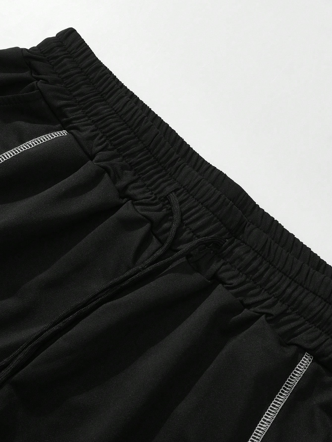 Men's Letter Print Round Neck Short Sleeve Casual T-Shirt And Drawstring Waist Shorts Set