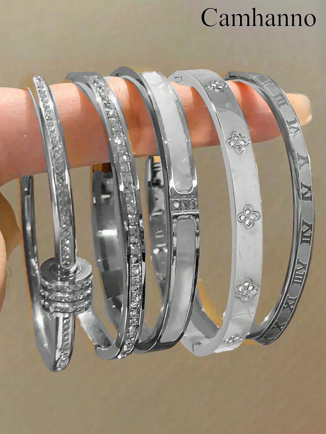 Personalized Multi-Color Stainless Steel Bracelet Set With Unique Design, Fashionable , Multi-Element Design, Exquisite And Ideal Gift, Non Fading Jewelry, Fashionable