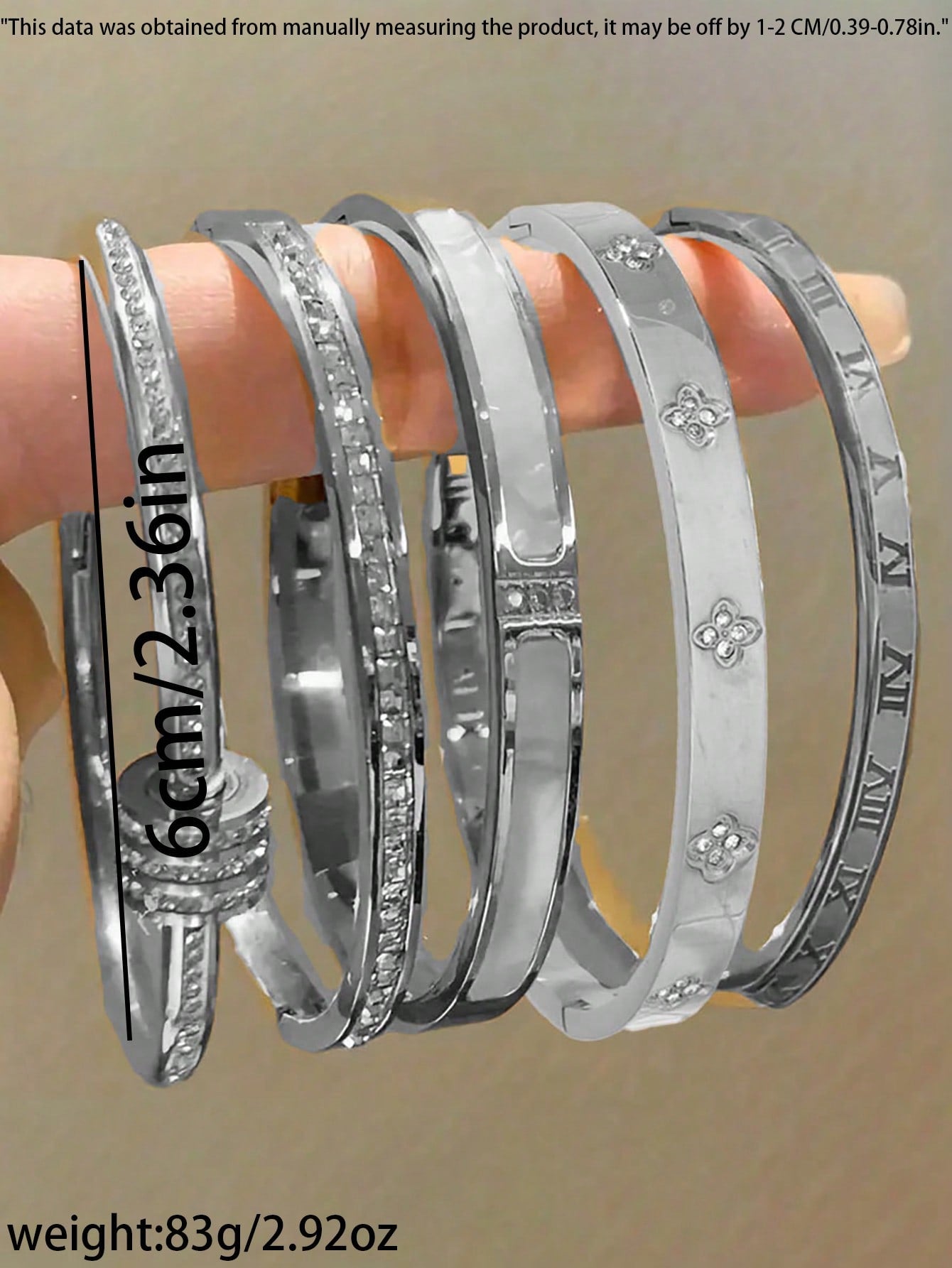 Personalized Multi-Color Stainless Steel Bracelet Set With Unique Design, Fashionable , Multi-Element Design, Exquisite And Ideal Gift, Non Fading Jewelry, Fashionable