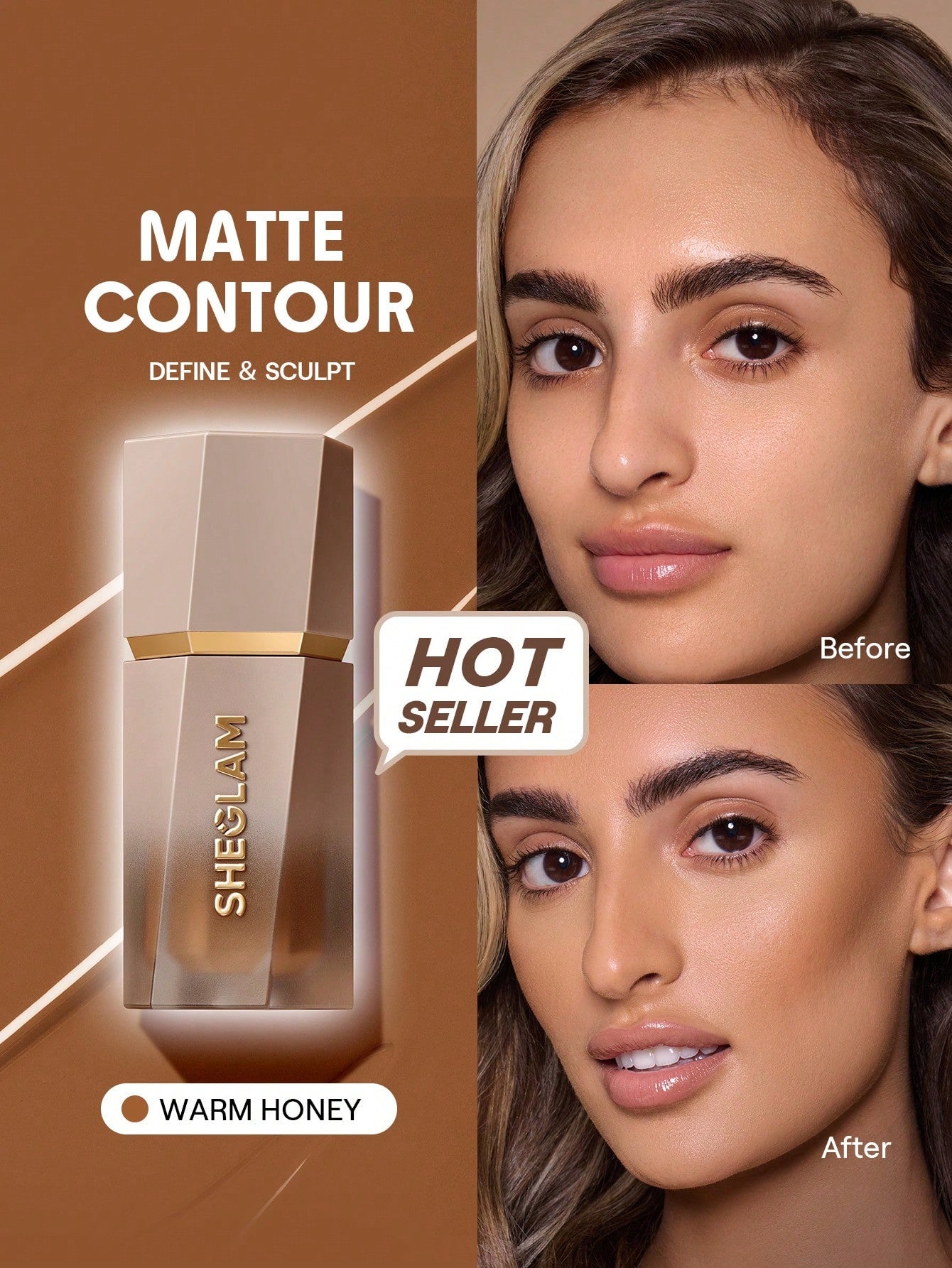 Sun Beam Matte Liquid Bronzer-Golden Sun Gel Cream Contour Non-Greasy Long Lasting Highly Pigmented Natural Contour Contouring Weightless Bronzer Brown Contour & Bronzer Brand Beauty Makeup Face Paint Cosmetic For Women Girls Perfect For Fall Wint