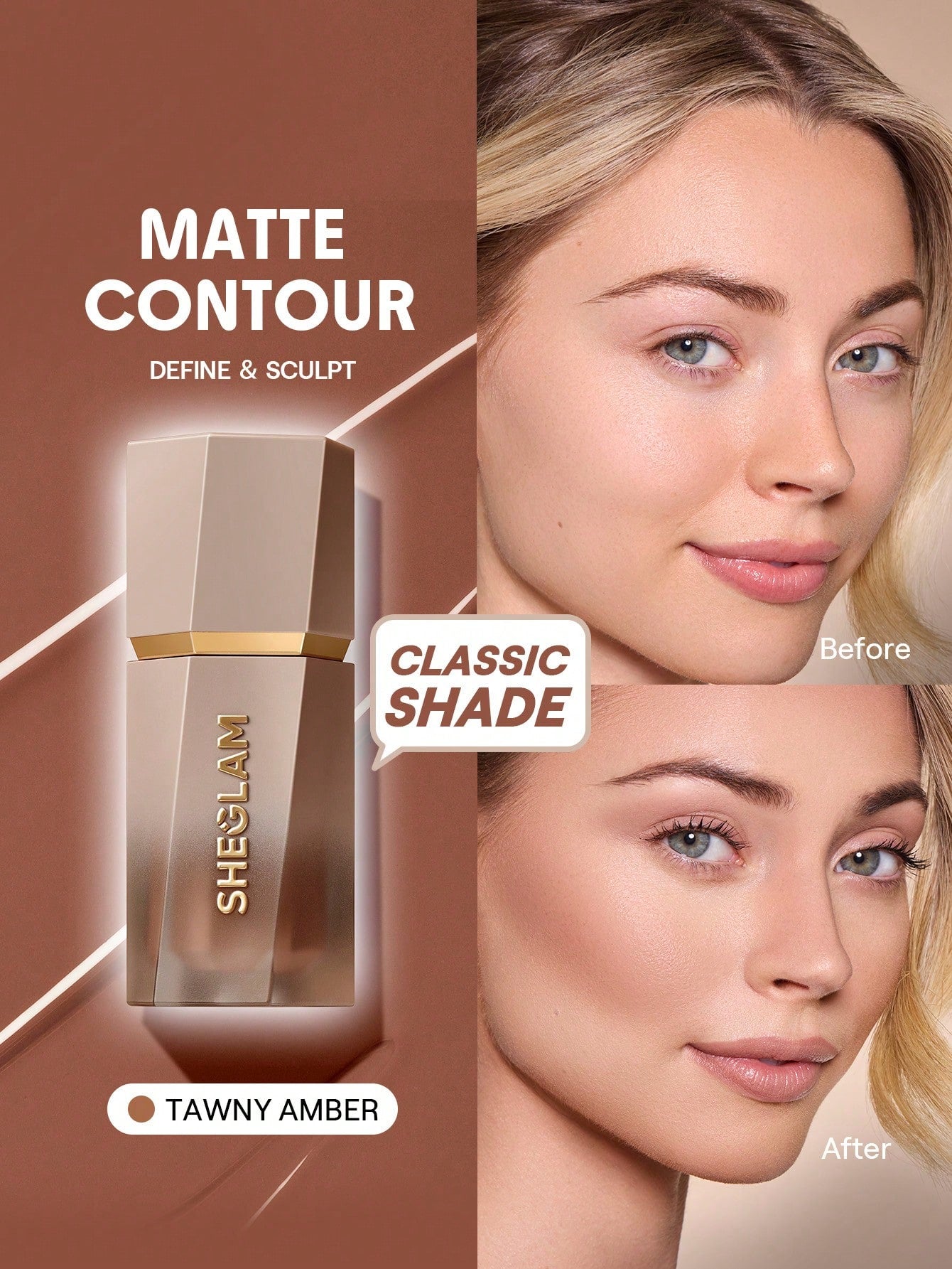 Sun Beam Matte Liquid Bronzer-Golden Sun Gel Cream Contour Non-Greasy Long Lasting Highly Pigmented Natural Contour Contouring Weightless Bronzer Brown Contour & Bronzer Brand Beauty Makeup Face Paint Cosmetic For Women Girls Perfect For Fall Wint