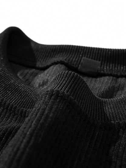 Men's Casual Old Money Corduroy Sweatshirt , Fall Winter