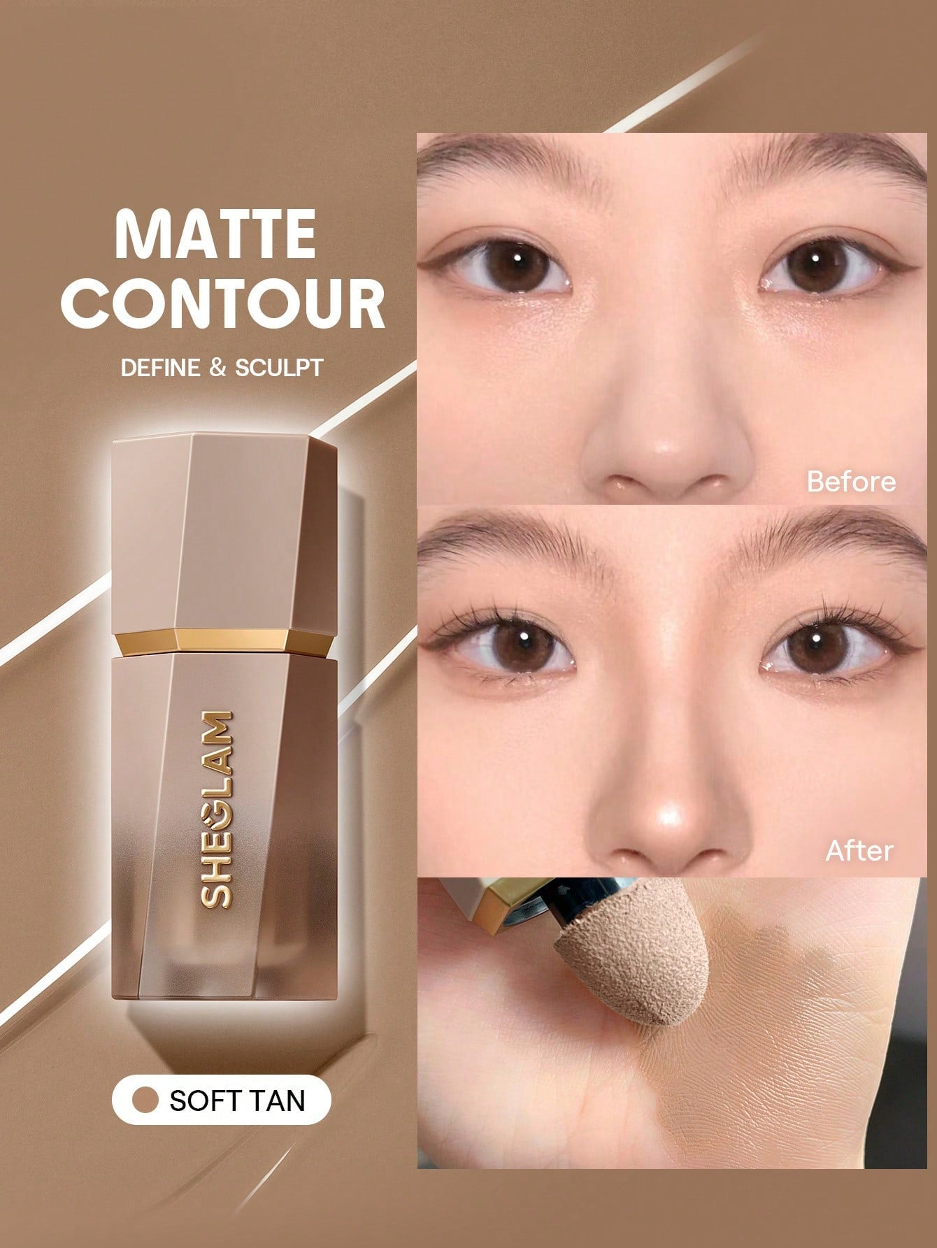 Sun Beam Matte Liquid Bronzer-Golden Sun Gel Cream Contour Non-Greasy Long Lasting Highly Pigmented Natural Contour Contouring Weightless Bronzer Brown Contour & Bronzer Brand Beauty Makeup Face Paint Cosmetic For Women Girls Perfect For Fall Wint