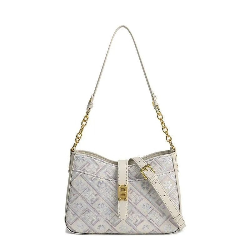 designer Shoulder Bags free shipping 2025 New Ethnic Style Single Shoulder Underarm Bag Light Luxury Versatile Single Shoulder Crossbody Bag for Women