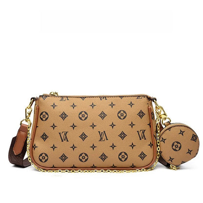 Designer Bag 2025 New Edition of Light Luxury Classic Printed Handbag Fashionable and Versatile Chain Bag for Women