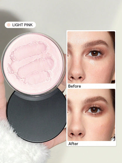 Baked Glow Setting Powder-Light Brown Oil Control Loose Setting Powder Translucent Pore-Less Flawless Smooths Fine Lines Glowy Powder Brand Beauty Makeup Face Paint Cosmetic For Women Girls Perfect For Fall Winter Ideal For Y2K Fancy Fashion Suita