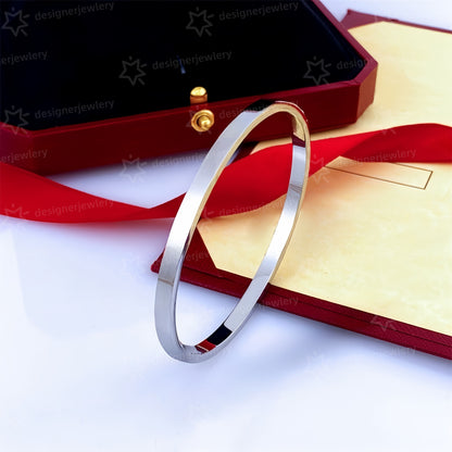 Love classic designer bracelet for women men charm braclet bangle luxury jewelry stainless steel Not fading Not allergic silver gold bracelets designer jewelry