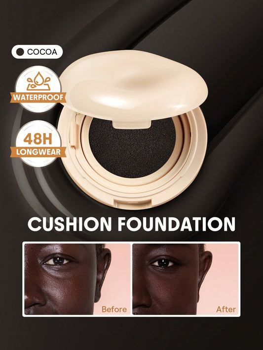 Lock & Go Long-Lasting Cushion Foundation-Porcelain Brand Beauty Makeup Face Paint Cosmetic For Women Girls Perfect For Fall Winter Ideal For Y2K Fancy Fashion Suitable For Birthday Christmas Present Party Ready Best Color