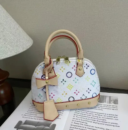 New Leathers Colorful Flower Pillow Travel Bag Women Leather Designer Speedyss classics presbyopia Shoulder Bags Crossbody handbags Totes pouch purse