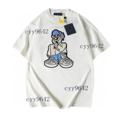 Men's Plus Tees & Polos Round T-shirt plus size neck embroidered and printed polar style summer wear with street pure cotton