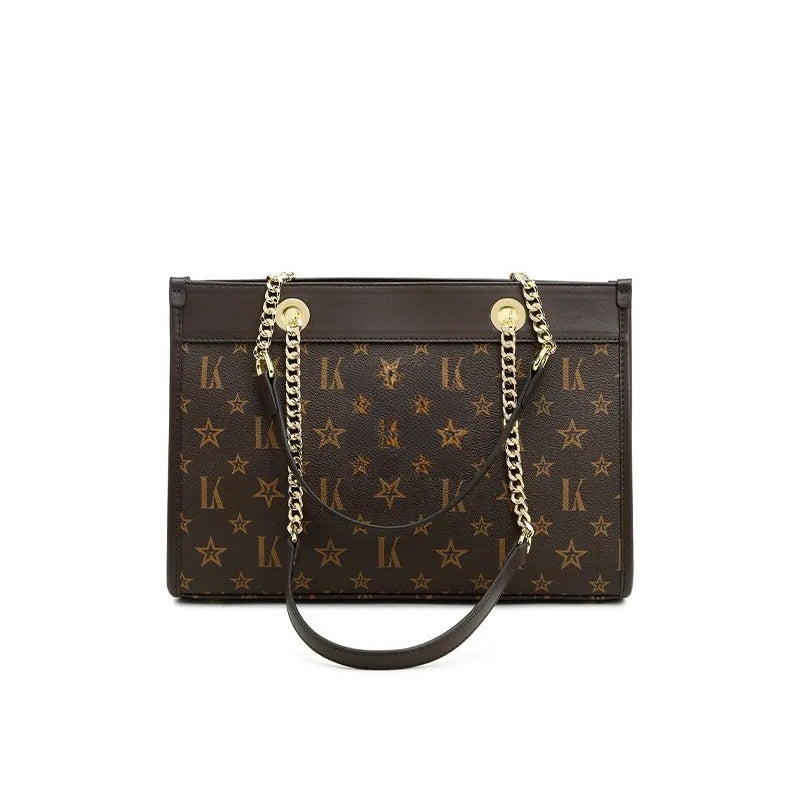 designer bag light luxury soft PU casual tote bag high-quality vintage large capacity handbag for woman