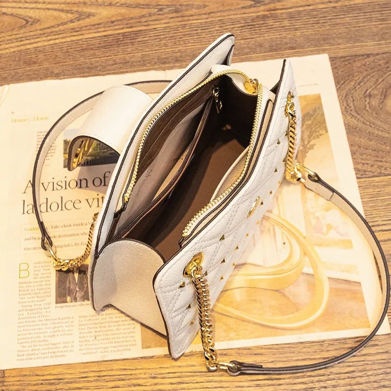 designer bag light luxury soft suede casual flap bag high-quality vintage large capacity tote bag for woman