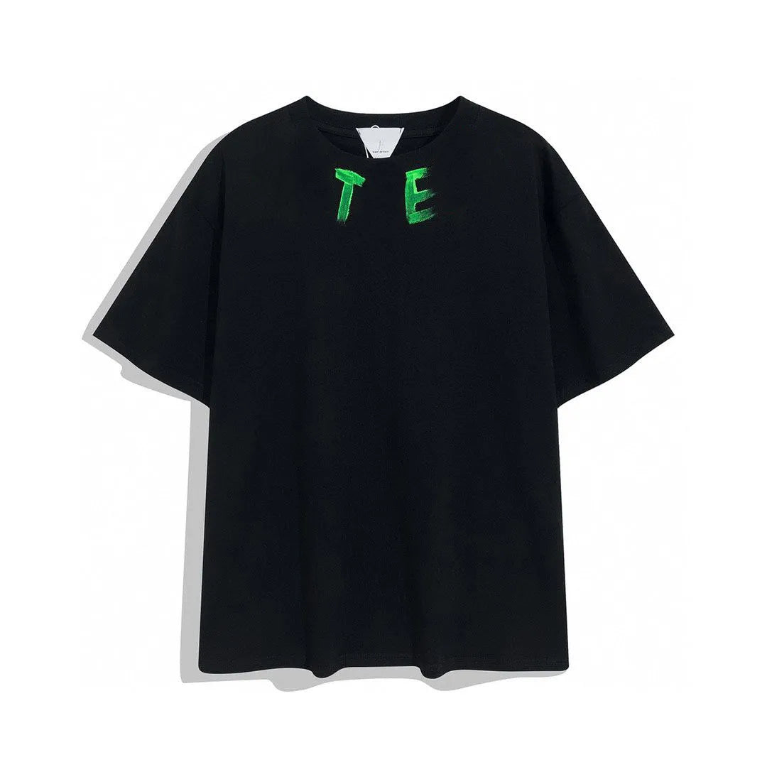 Men's Plus Tees & Polos Round neck embroidered and printed polar style summer wear with street pure cotton 1a1d