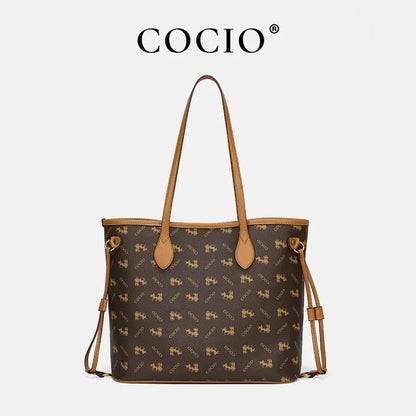 designer Shoulder Bags Large capacity new minimalist underarm tote bag vintage printed letters composite shoulder bag