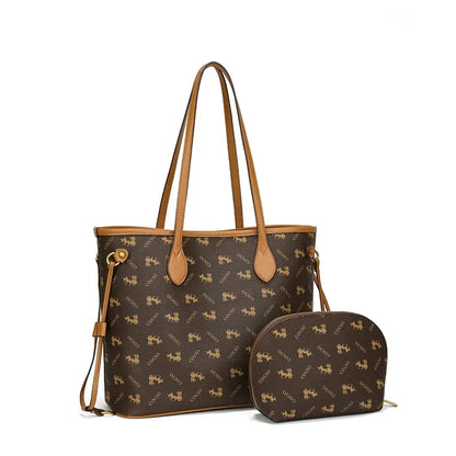 designer Shoulder Bags Large capacity new minimalist underarm tote bag vintage printed letters composite shoulder bag