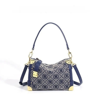 designer bag Light luxury high quality New vintage printed shoulder armpit bag women's commuting leisure versatile handbag