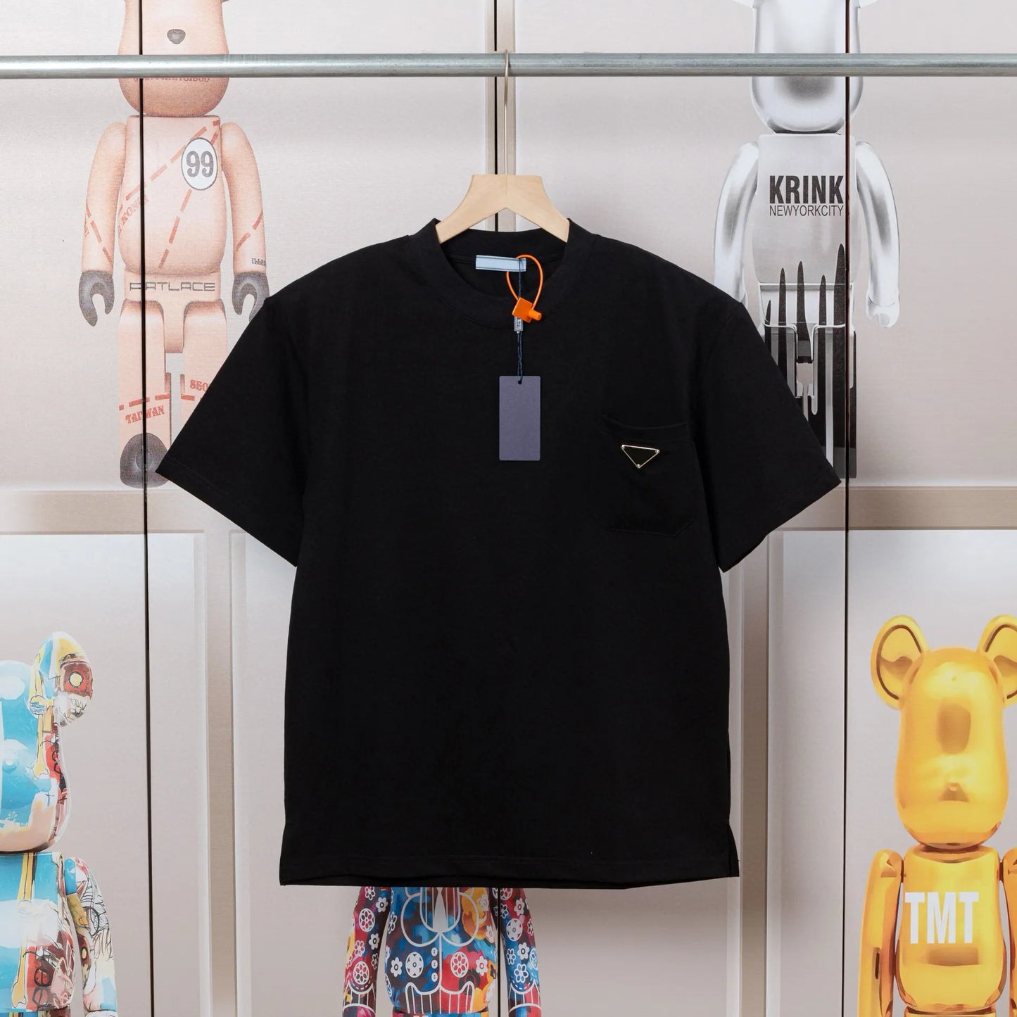 mens plus tees polos round neck embroidered and printed polar style summer wear with street pure cotton