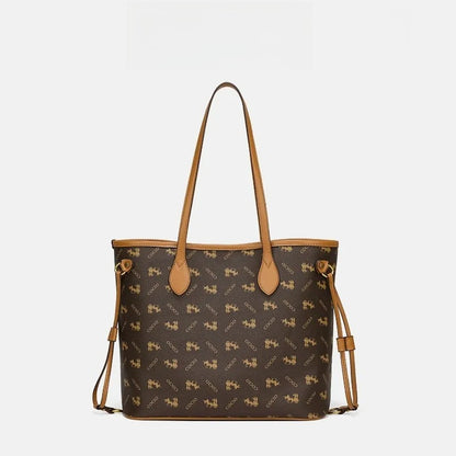 designer Shoulder Bags Large capacity new minimalist underarm tote bag vintage printed letters composite shoulder bag