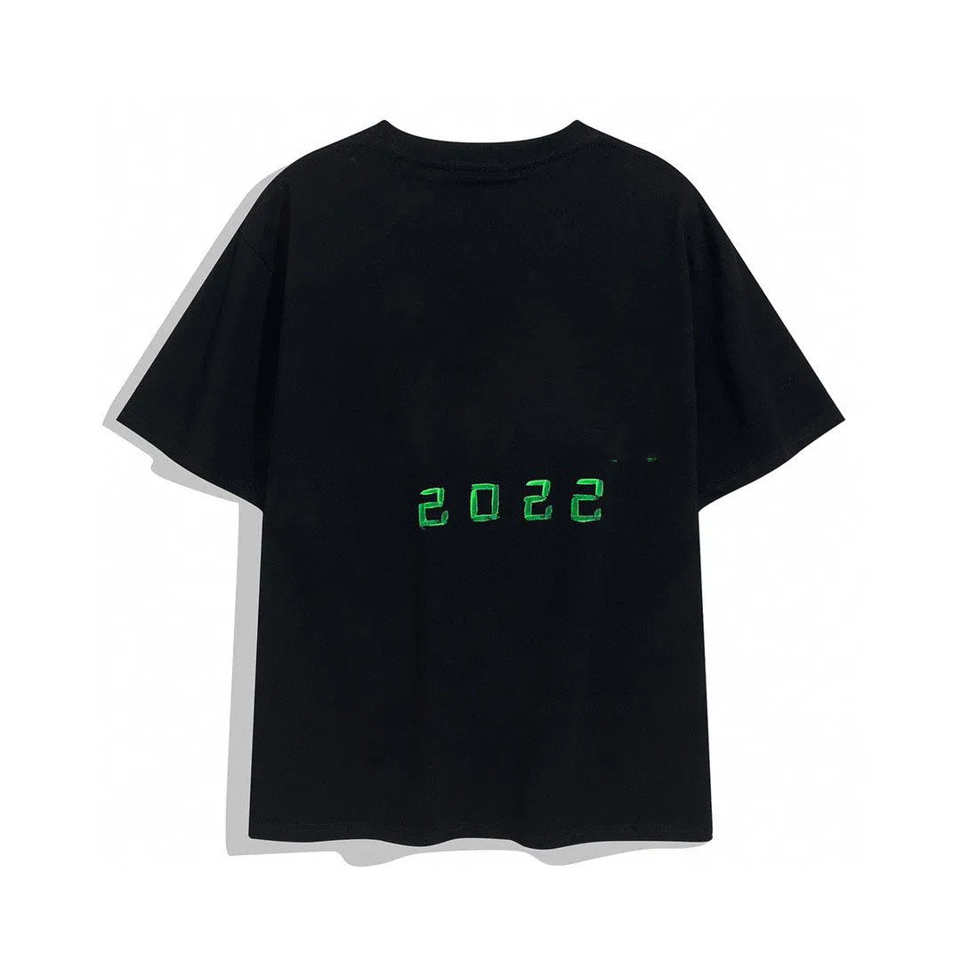 Men's Plus Tees & Polos Round neck embroidered and printed polar style summer wear with street pure cotton 1a1d