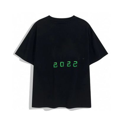 Men's Plus Tees & Polos Round neck embroidered and printed polar style summer wear with street pure cotton 1a1d