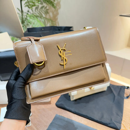 Designer Bags Shoulder Bags Chain Bags High-Quality Women's Handbags Fashionable Casual Crossbody Bags Sunset Bags Wallets Smooth Leather