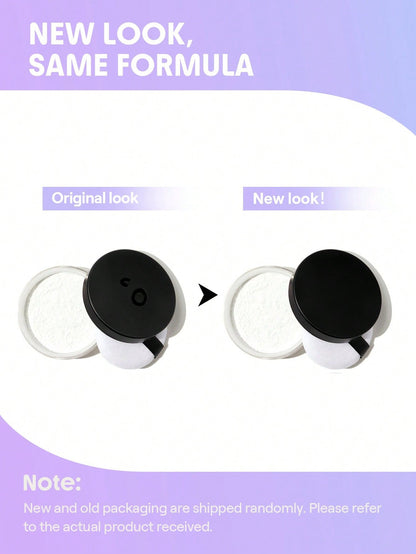 Baked Glow Setting Powder-Light Brown Oil Control Loose Setting Powder Translucent Pore-Less Flawless Smooths Fine Lines Glowy Powder Brand Beauty Makeup Face Paint Cosmetic For Women Girls Perfect For Fall Winter Ideal For Y2K Fancy Fashion Suita