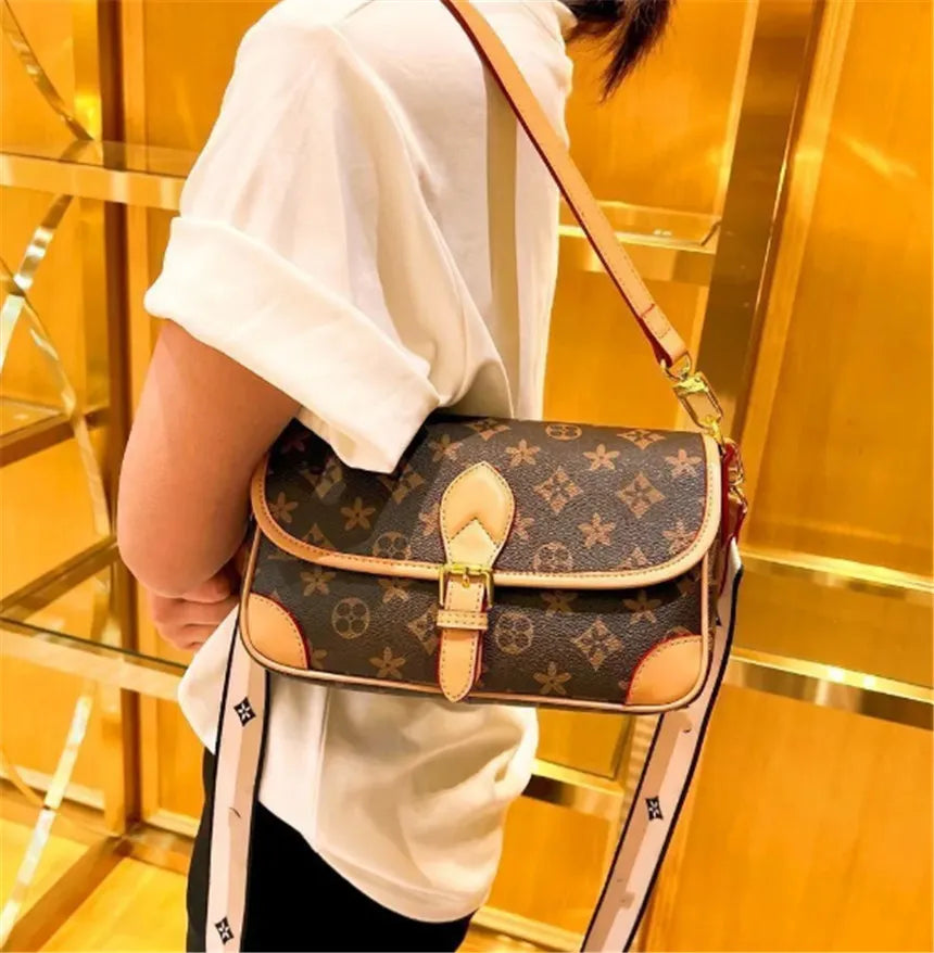 Designer Bags Women Shoulder Bag Hobos Purse Brown Old Flower The Totes Bag Letter Genuine Leather Bags Crossbody Handbags Lady Purse Luxurys Female backpack2021