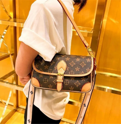 Designer Bags Women Shoulder Bag Hobos Purse Brown Old Flower The Totes Bag Letter Genuine Leather Bags Crossbody Handbags Lady Purse Luxurys Female backpack2021