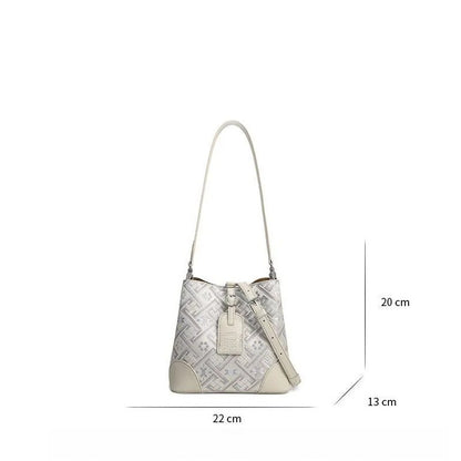 Designer Shoulder Bags free shipping Bucket bag new fashionable and versatile crossbody bag hand-held shoulder bag for women pink white