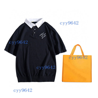 Men's Plus Tees & Polos Round T-shirt plus size neck embroidered and printed polar style summer wear with street pure cotton