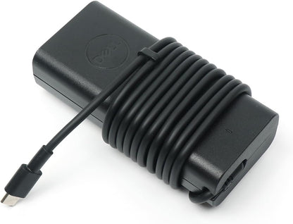 Dell 65W USB-C Laptop Charger,Latitude 5400 5410 5420 5430 5440 5450 Power AC Adapter with Power Cord Cable, Black, HA65NM190